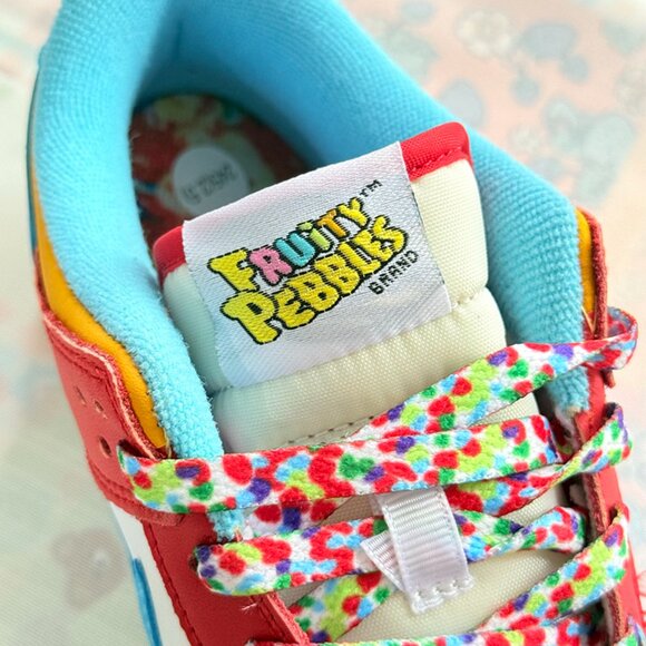 Nike X Lebron James Dunk Low Fruity Pebbles Sneakers - Picture 8 of 10